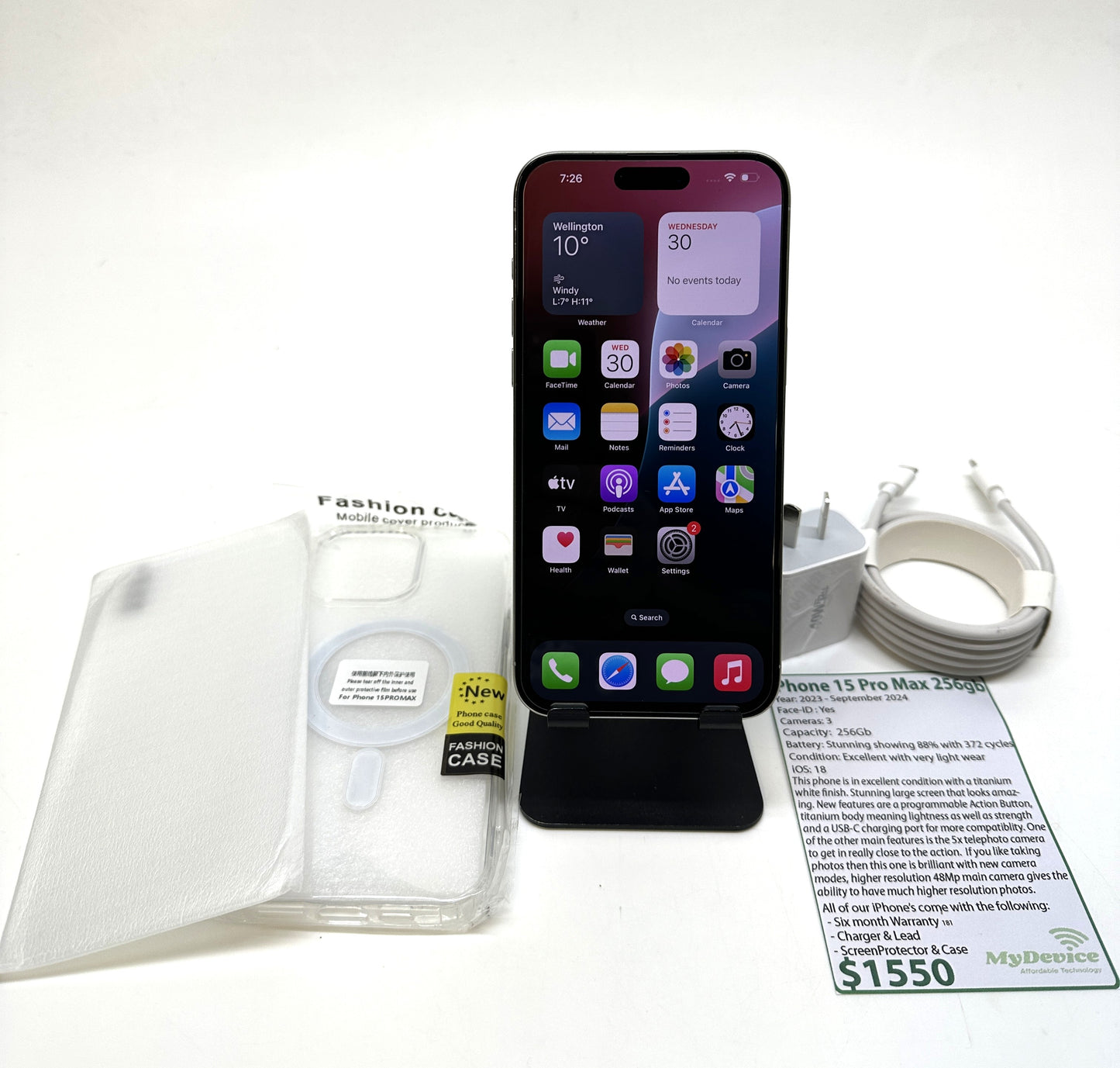iPhone 15 PRO MAX 256GB