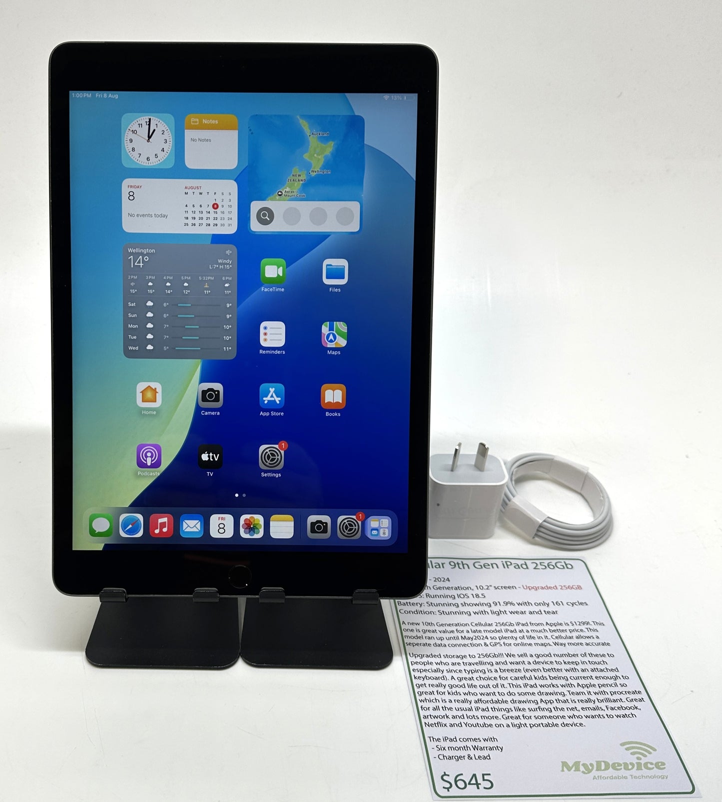 iPad 9th Gen 256gb - Cellular