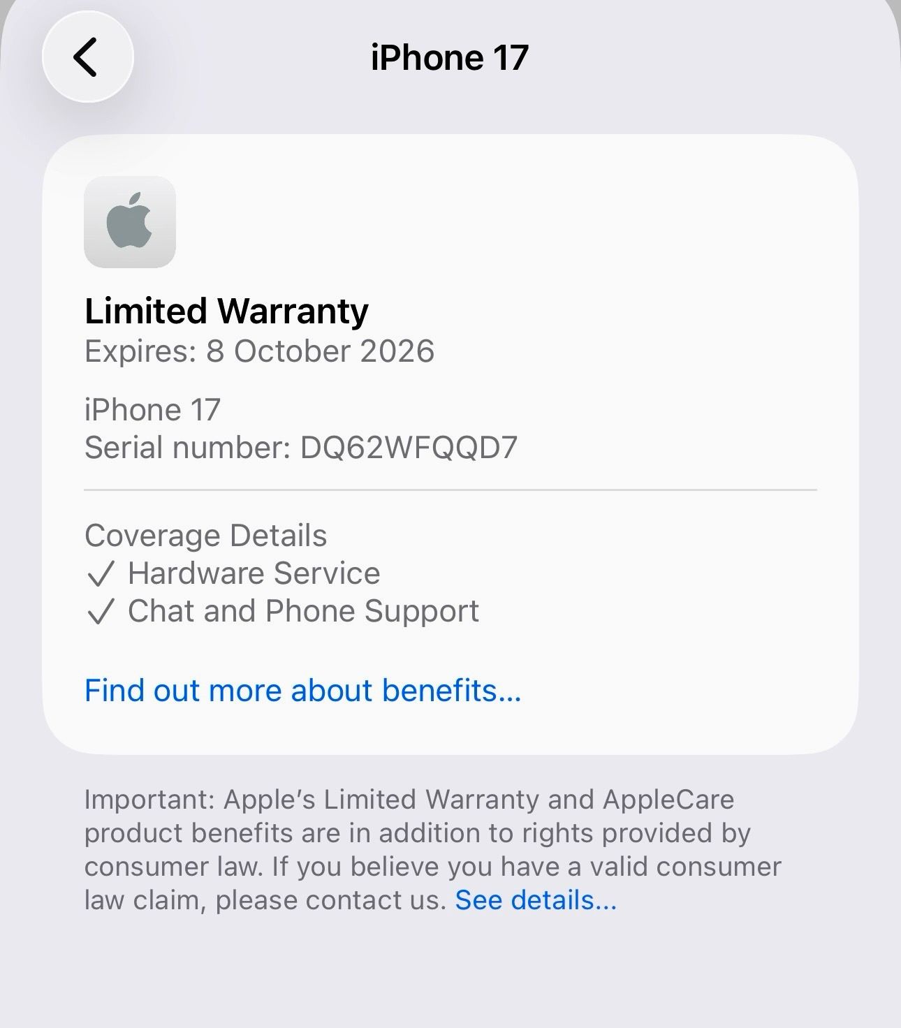 iPhone 17 256Gb