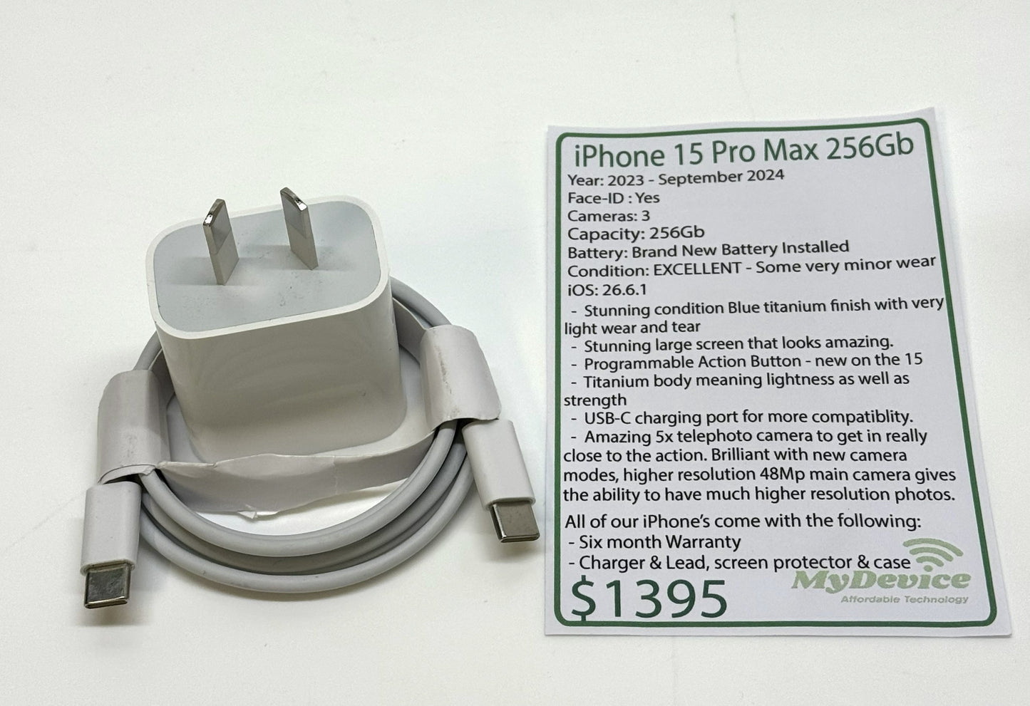 iPhone 15 PRO MAX 256Gb