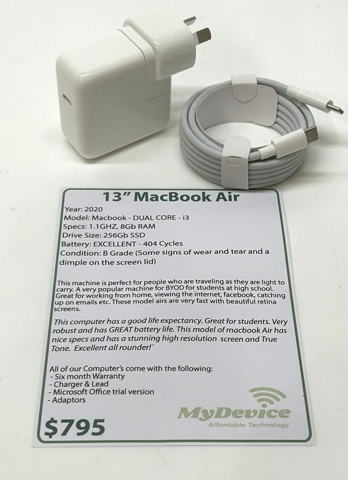 13" Macbook Air 2020