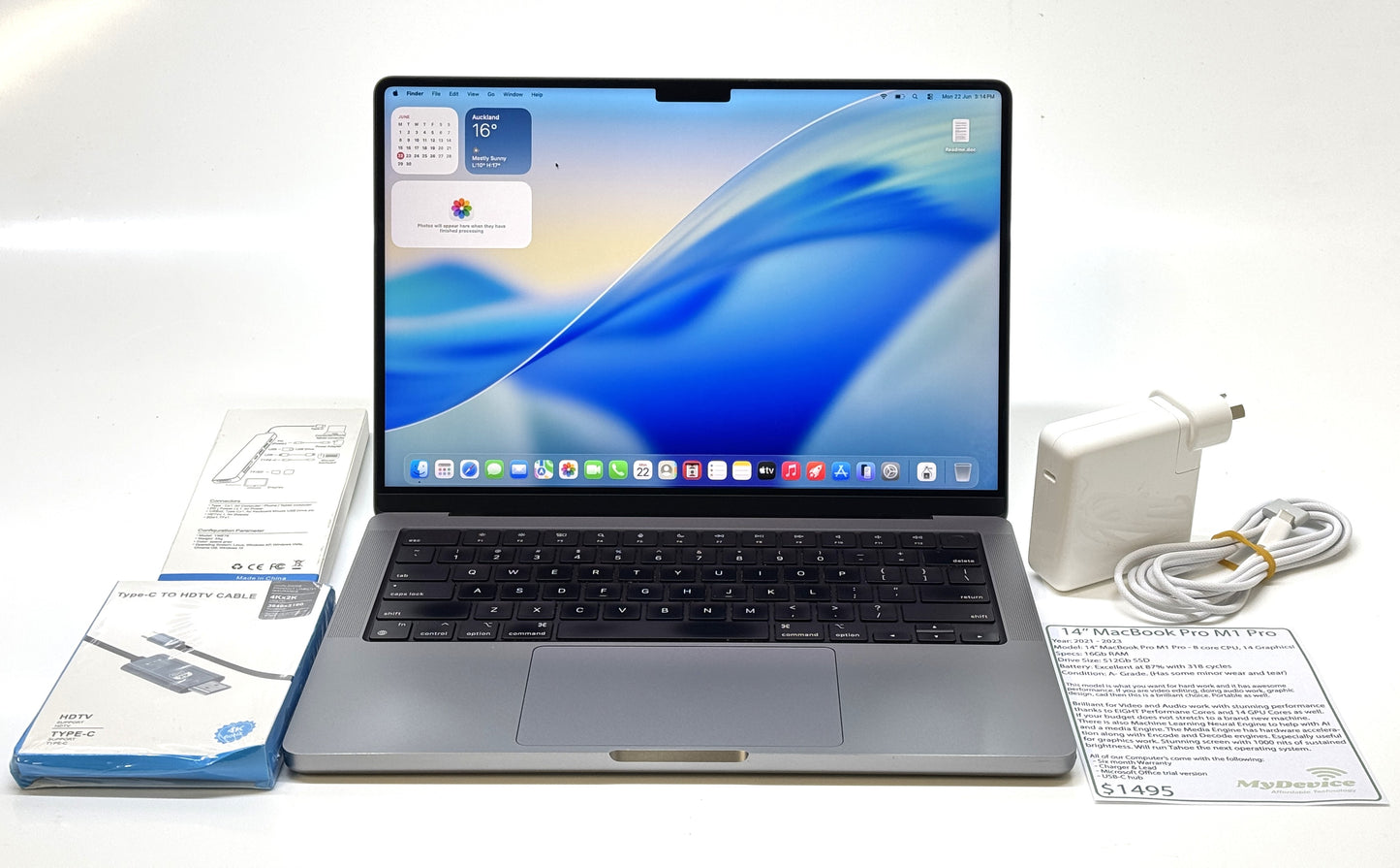 14" MacBook Pro M1 PRO 2021-2023