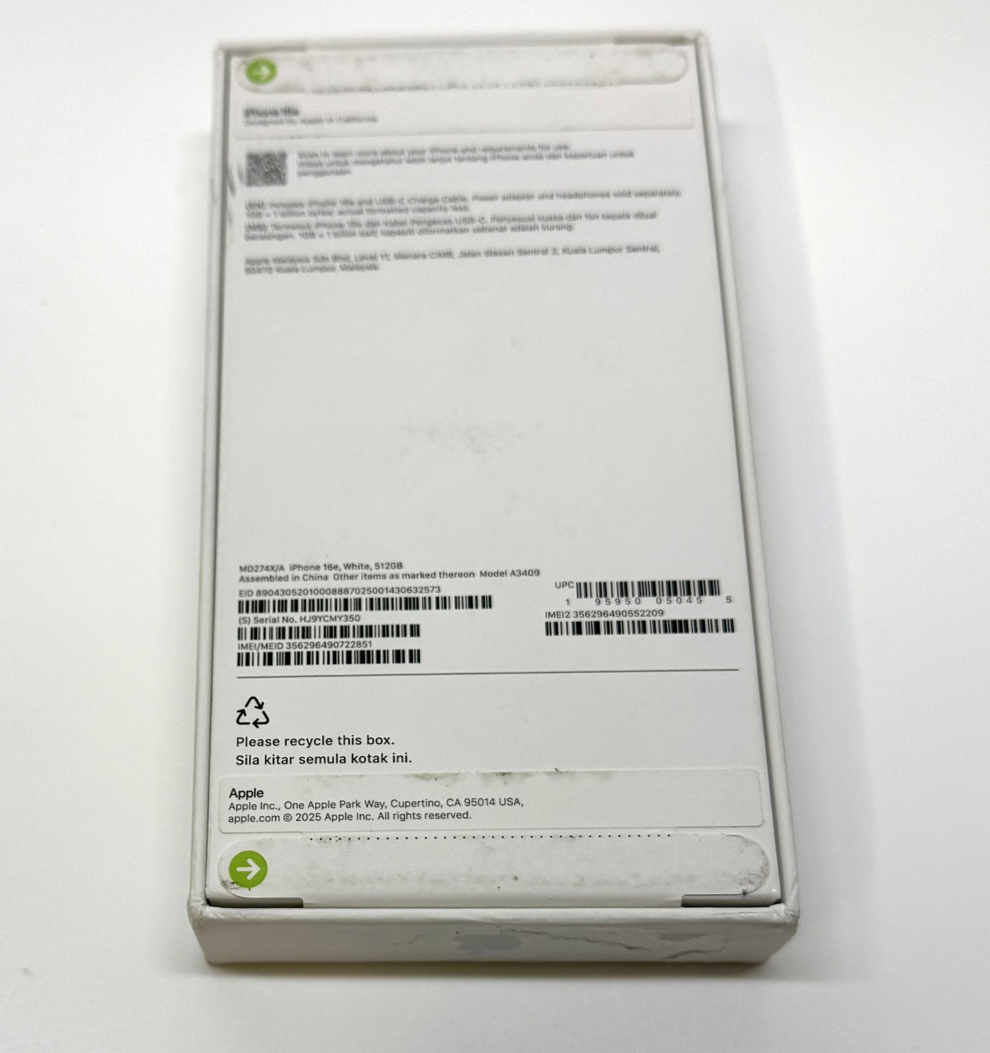 iPhone 16e 512Gb **BRAND NEW** Unopened Box