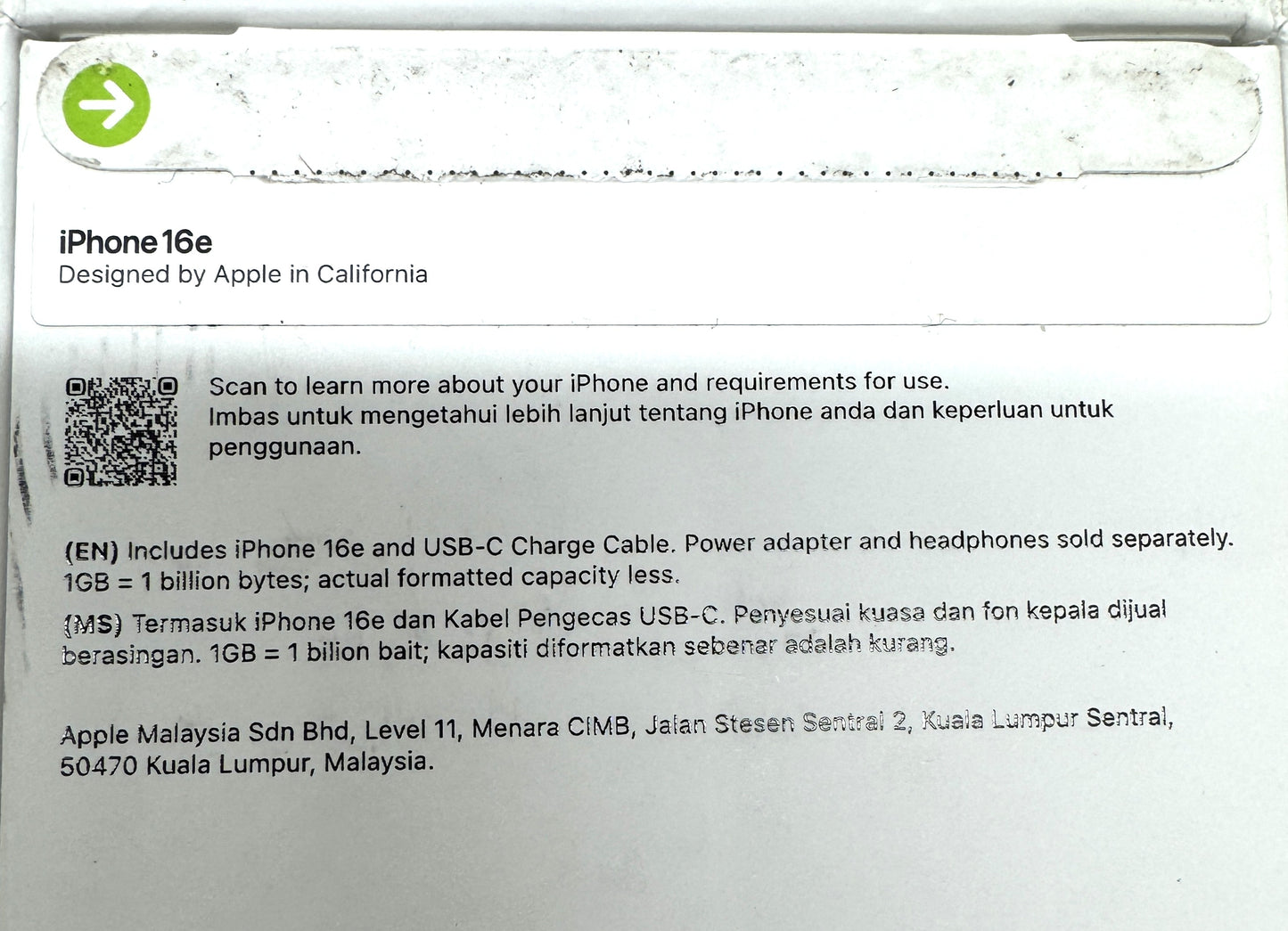 iPhone 16e 512Gb **BRAND NEW** Unopened Box