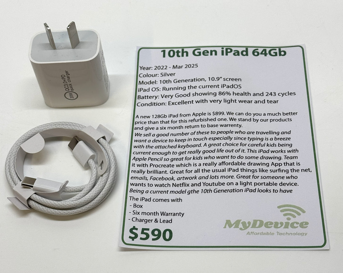 iPad 10th Gen 64gb