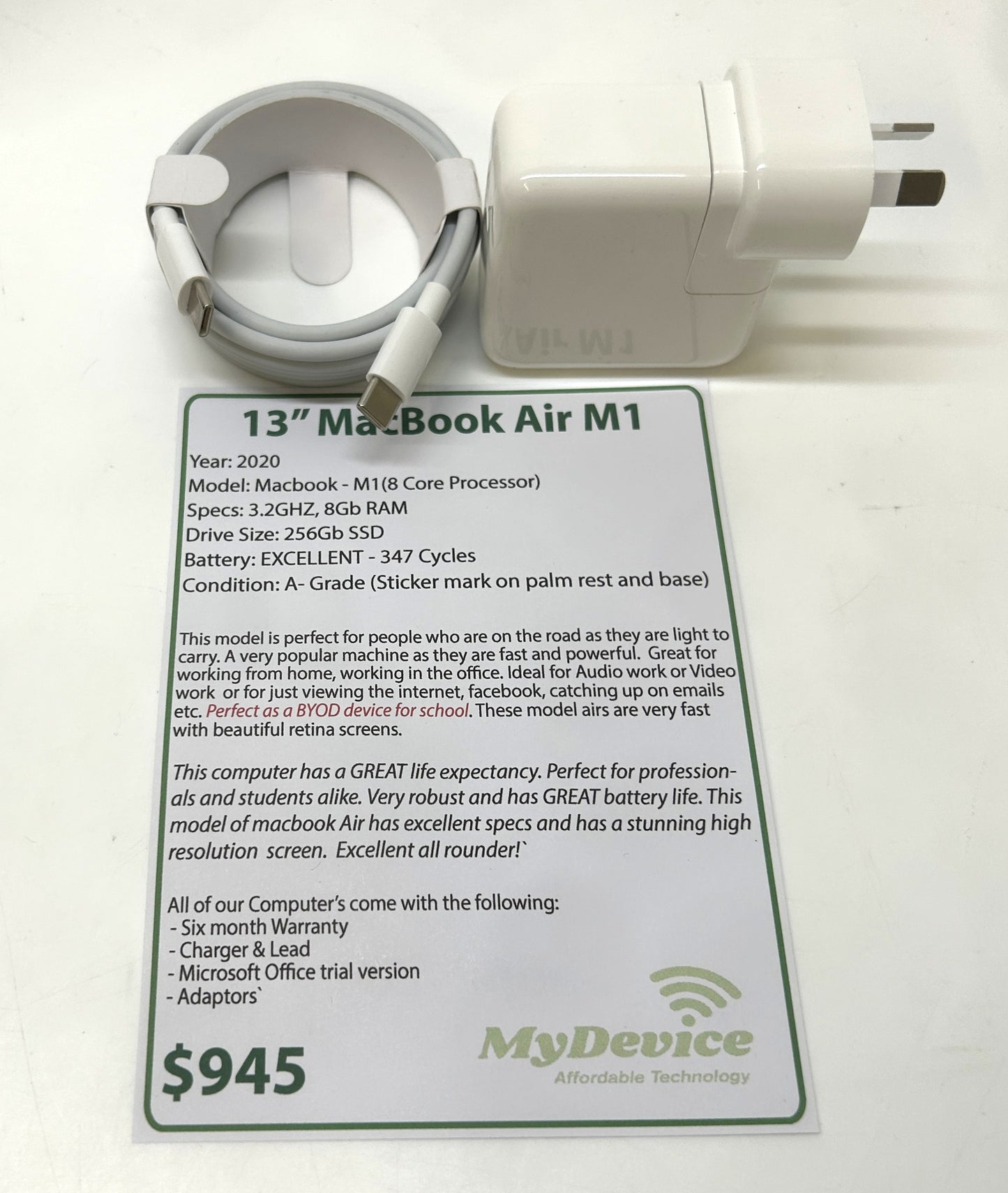 13" MacBook Air M1 2020