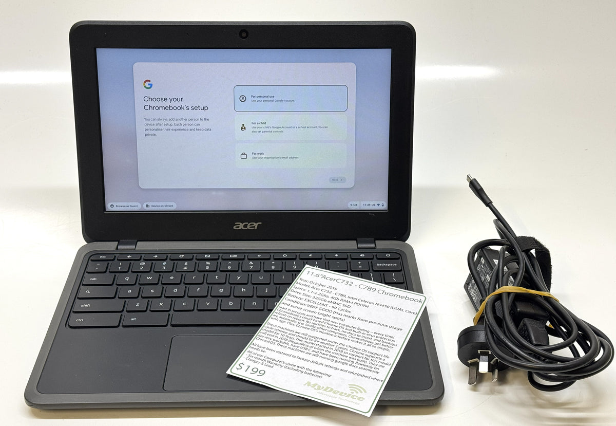 11.6" Acer C732 - C7B9 Chromebook