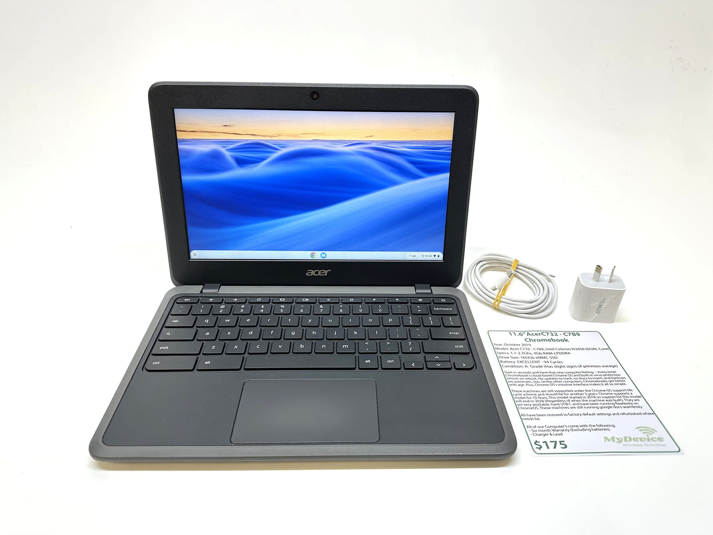 11.6" Acer C732 - C7B9 Chromebook