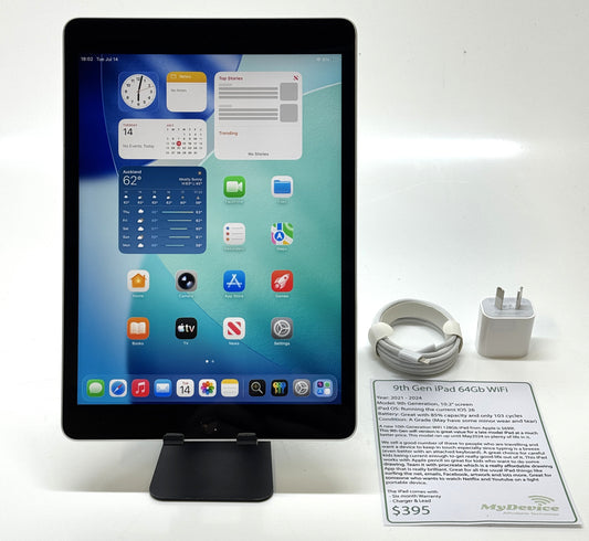iPad 9th Gen 64gb - WiFi