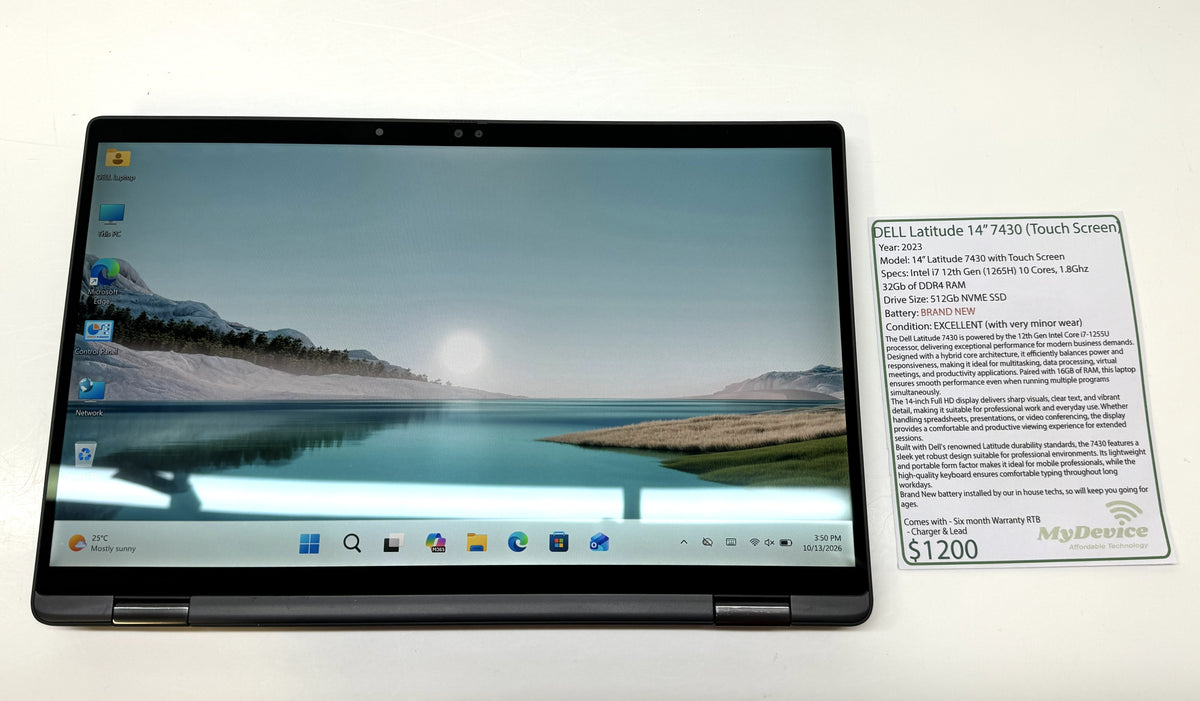 DELL LATITUDE 14" 7430 - 2in1 TOUCHSCREEN Version