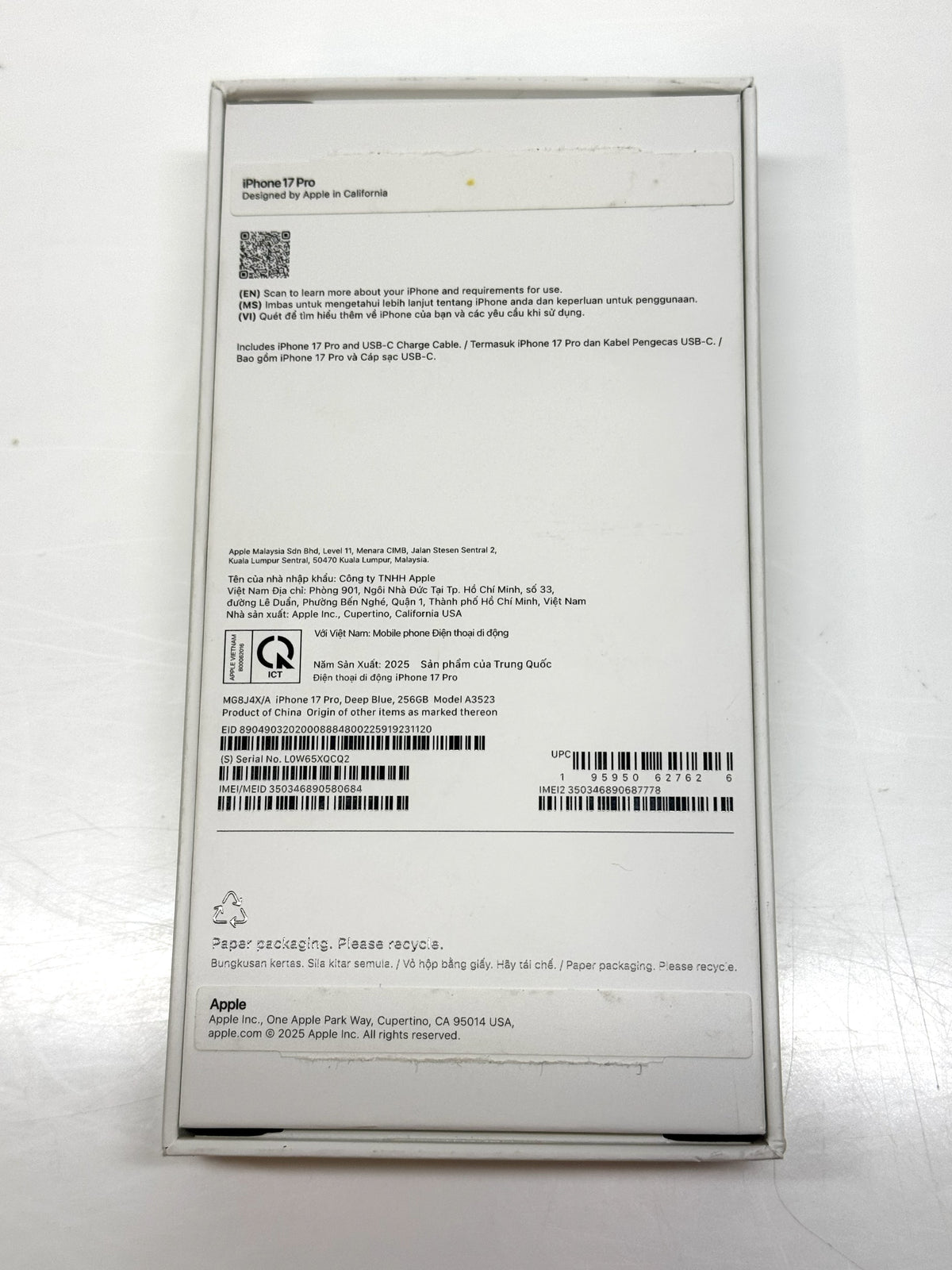 iPhone 17 PRO 256Gb