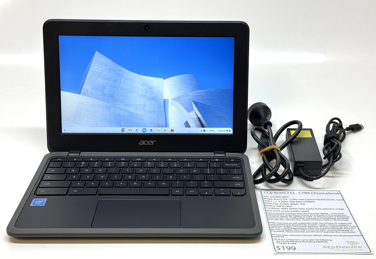 11.6" Acer C732 - C7B9 Chromebook