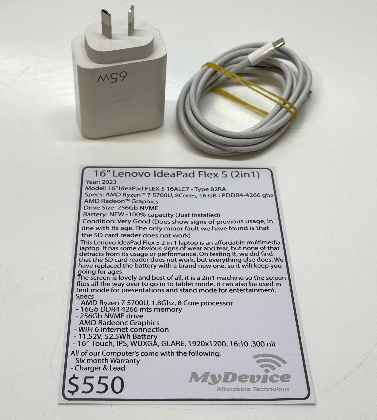 16" Lenovo IdeaPad FLEX 5 2in1