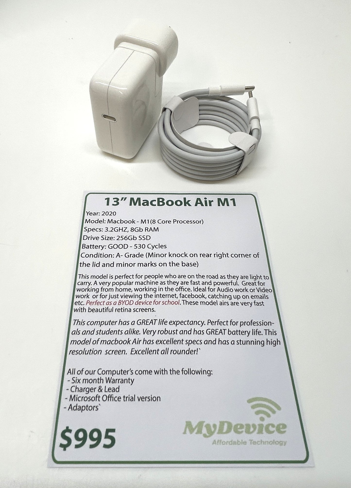 13" MacBook Air M1 2020