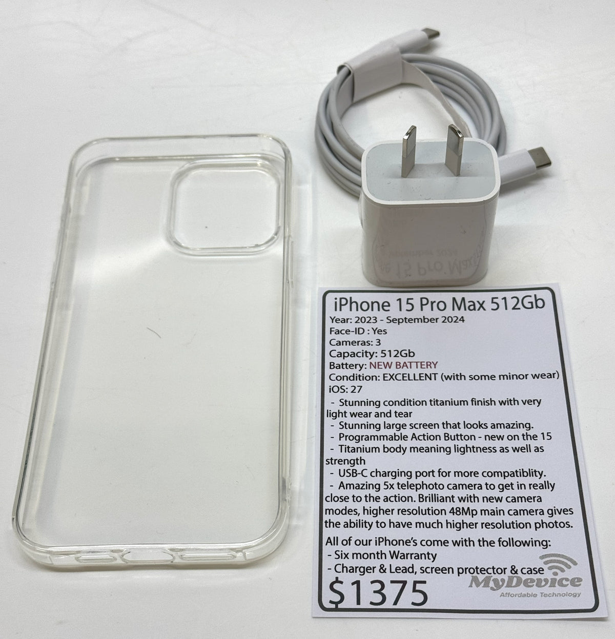 iPhone 15 PRO MAX 512Gb