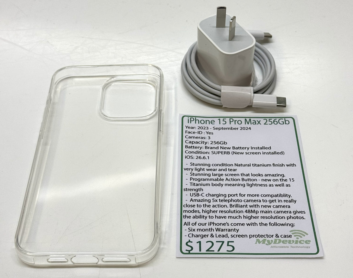 iPhone 15 PRO MAX 256Gb