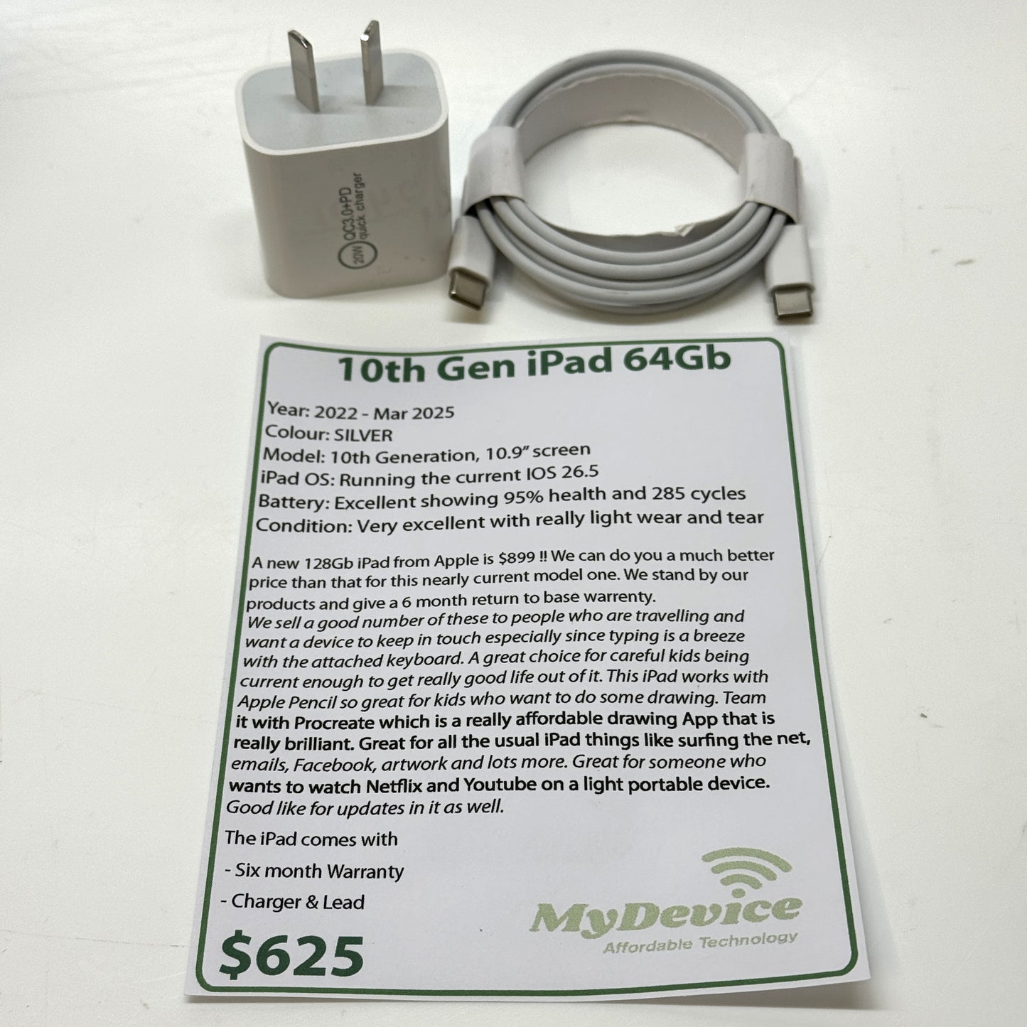 iPad 10th Gen 64gb