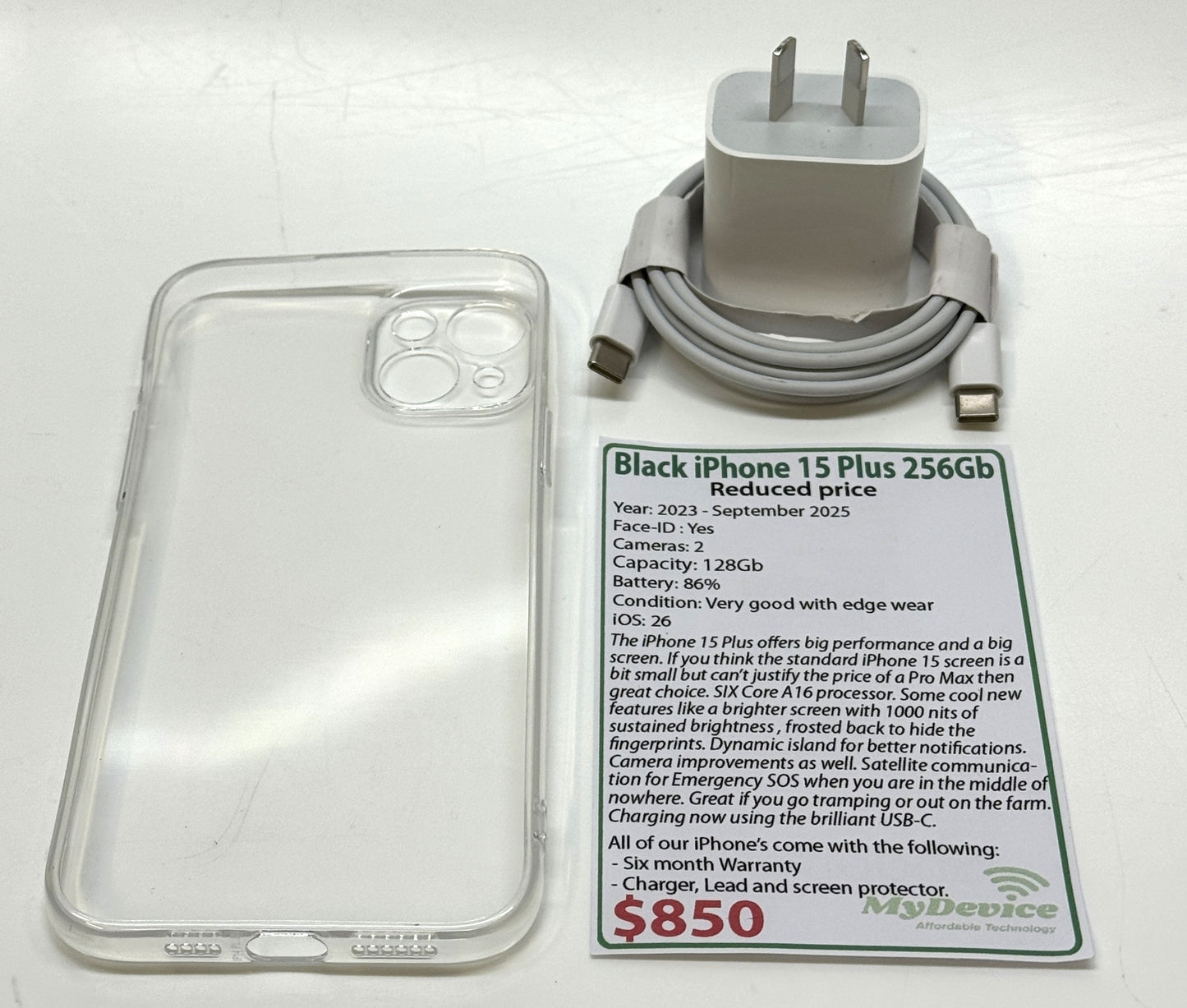 iPhone 15 PLUS 128gb
