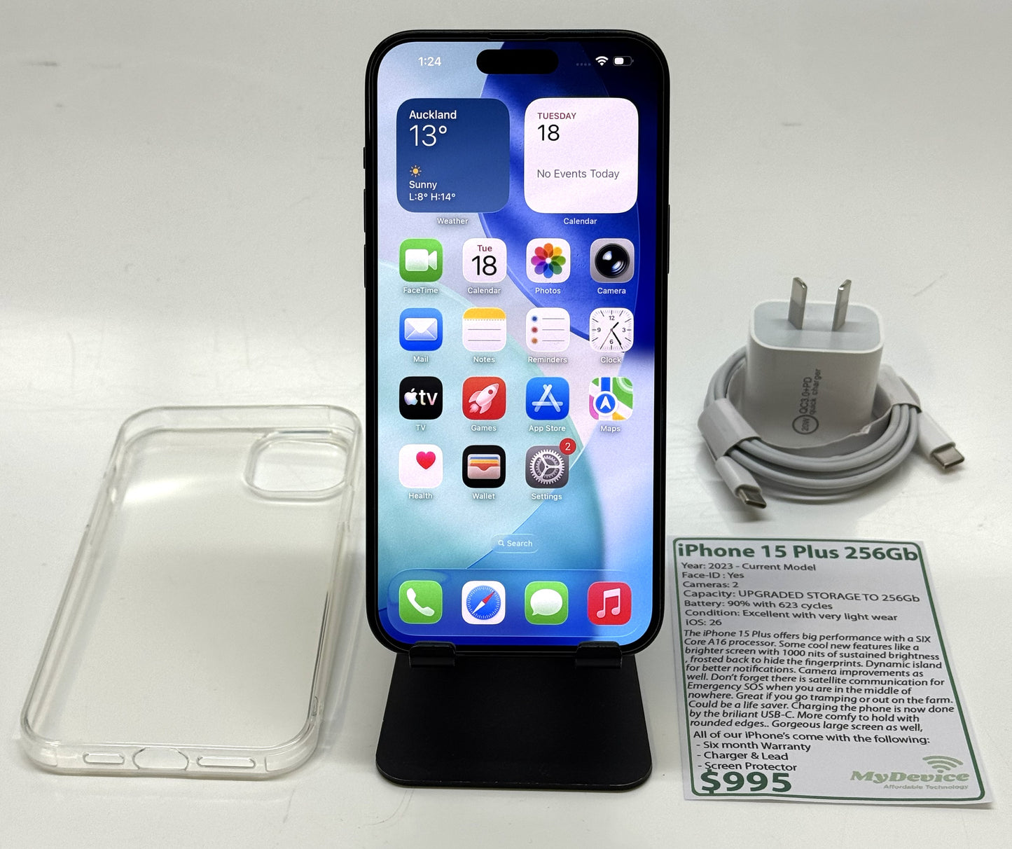 iPhone 15 PLUS 256gb