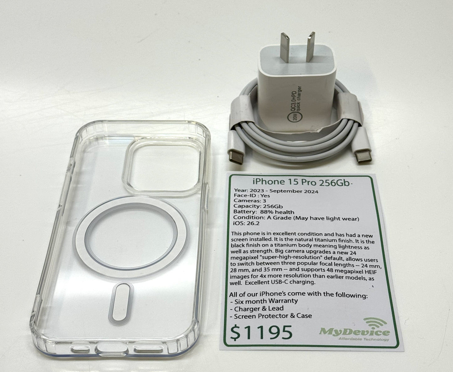 iPhone 15 PRO 256Gb