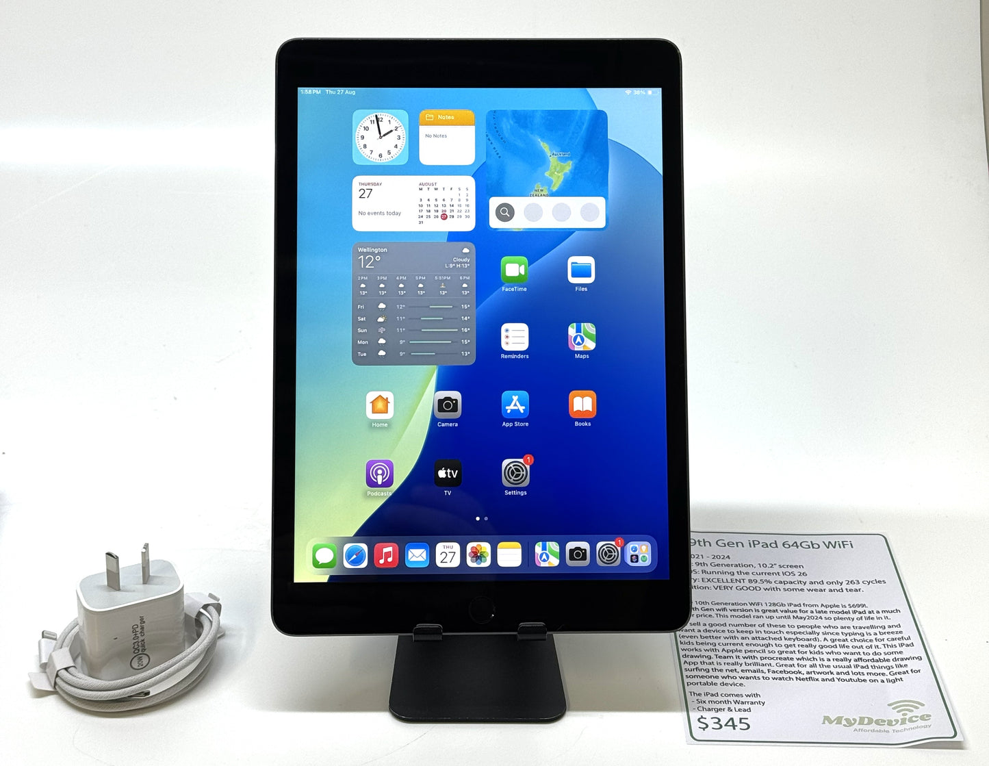 iPad 9th Gen 64gb - WiFi