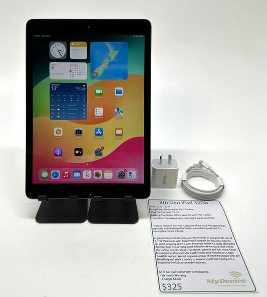 iPad 8th Gen 32Gb - WiFi