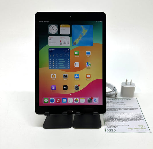 iPad 8th Gen 32Gb - WiFi