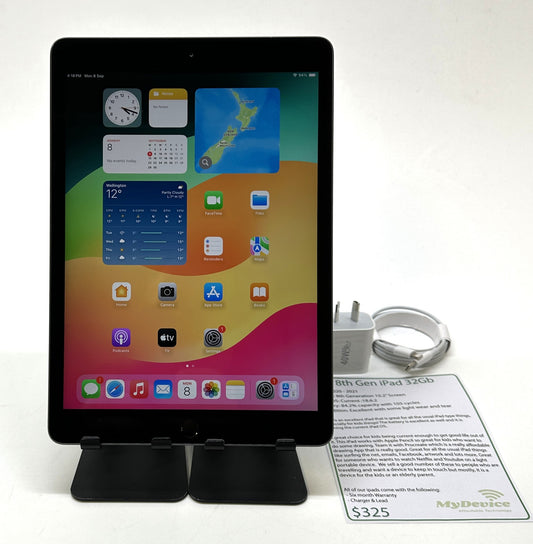 iPad 8th Gen 32Gb - WiFi