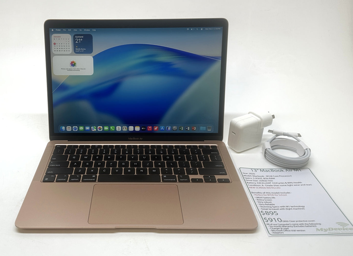 13" MacBook Air M1 2020 - Rose Gold