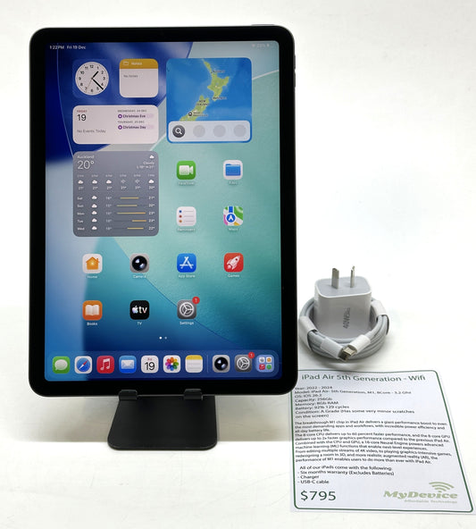 iPad AIR 5th Gen 256Gb - WiFi