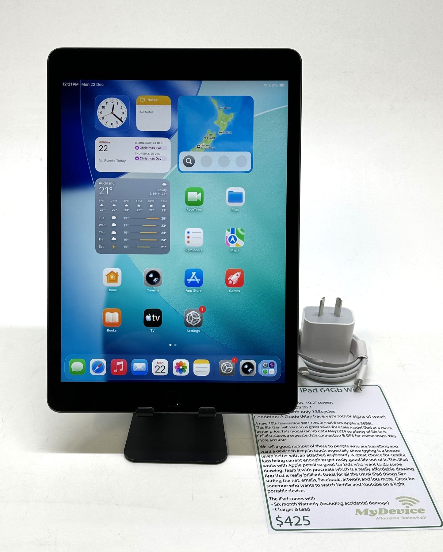 iPad 9th Gen 64gb - WiFi