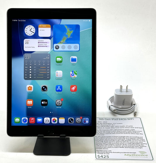 iPad 9th Gen 64gb - WiFi