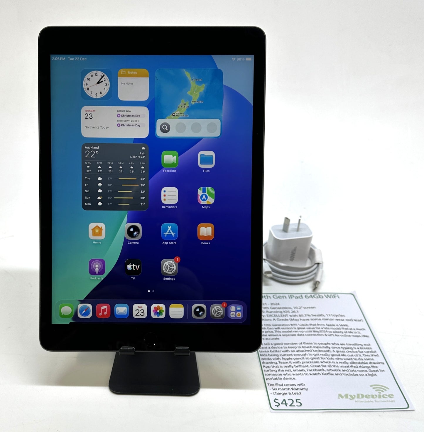 iPad 9th Gen 64gb - WiFi