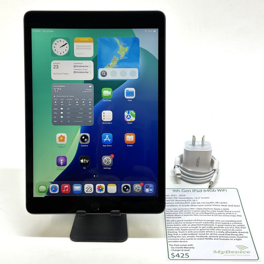 iPad 9th Gen 64gb - WiFi