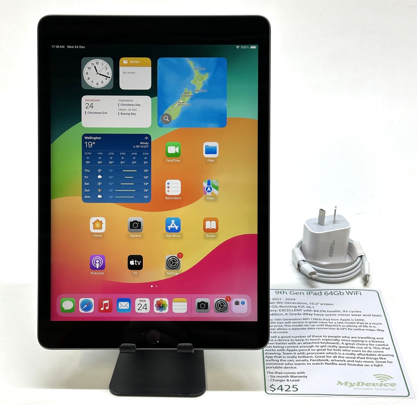 iPad 9th Gen 64gb - WiFi