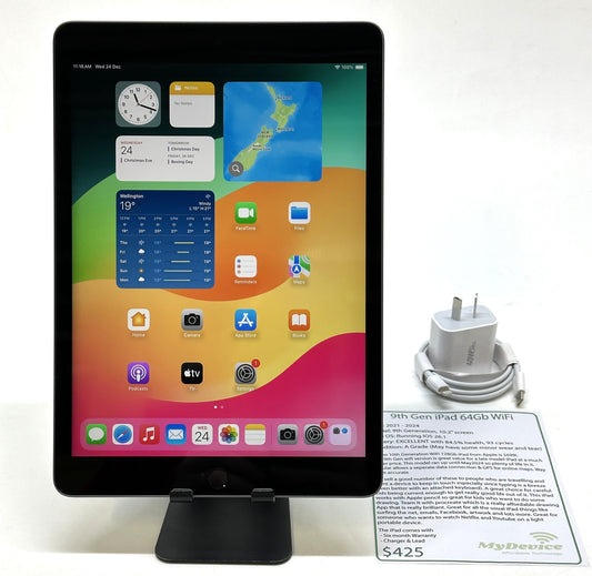 iPad 9th Gen 64gb - WiFi