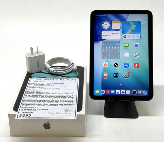 iPad mini 6th Gen 256gb WiFi