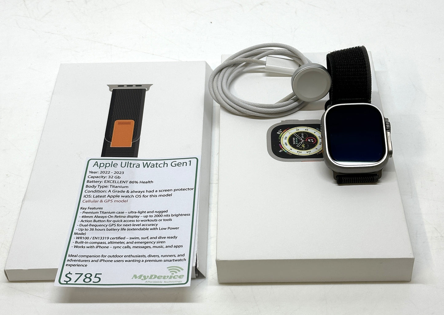 Apple Watch Ultra - Titanium - 49mm - Cellular/GPS - PRICE REDUCED!!! Now $690