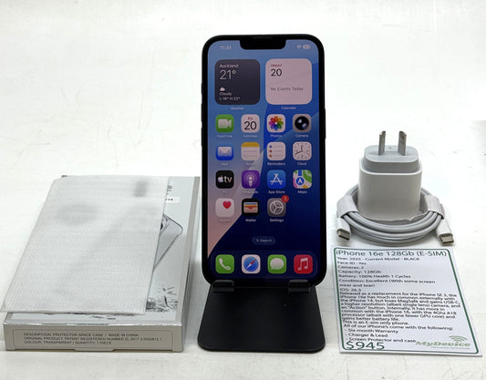 iPhone 16e 128gb E-sim model