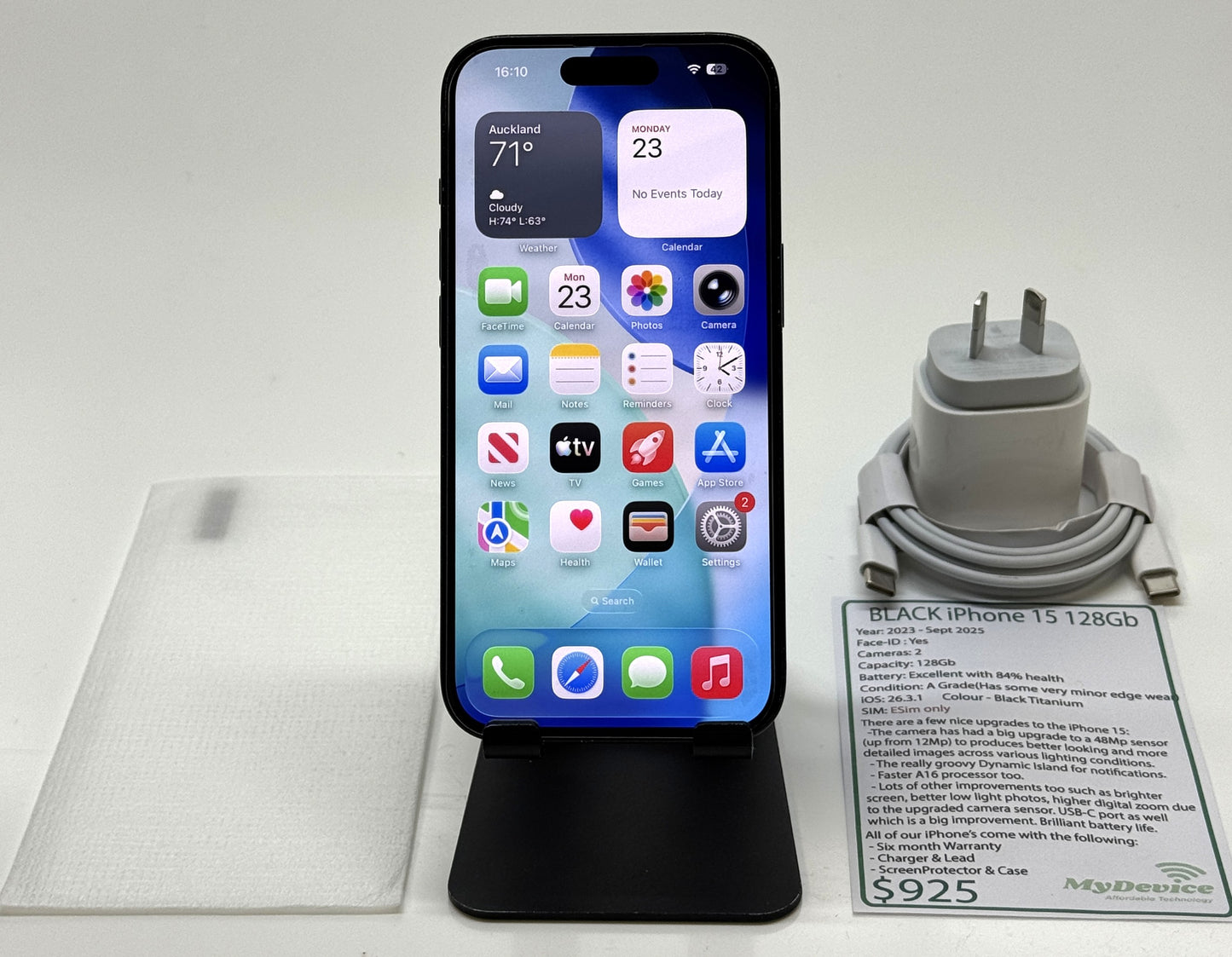 iPhone 15 128Gb E-SIM only model