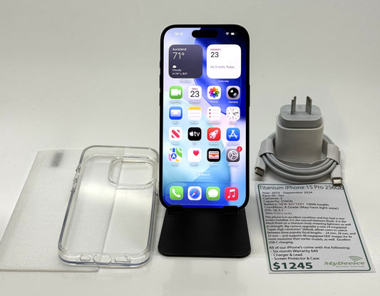 iPhone 15 PRO 256Gb ESIM Only Model