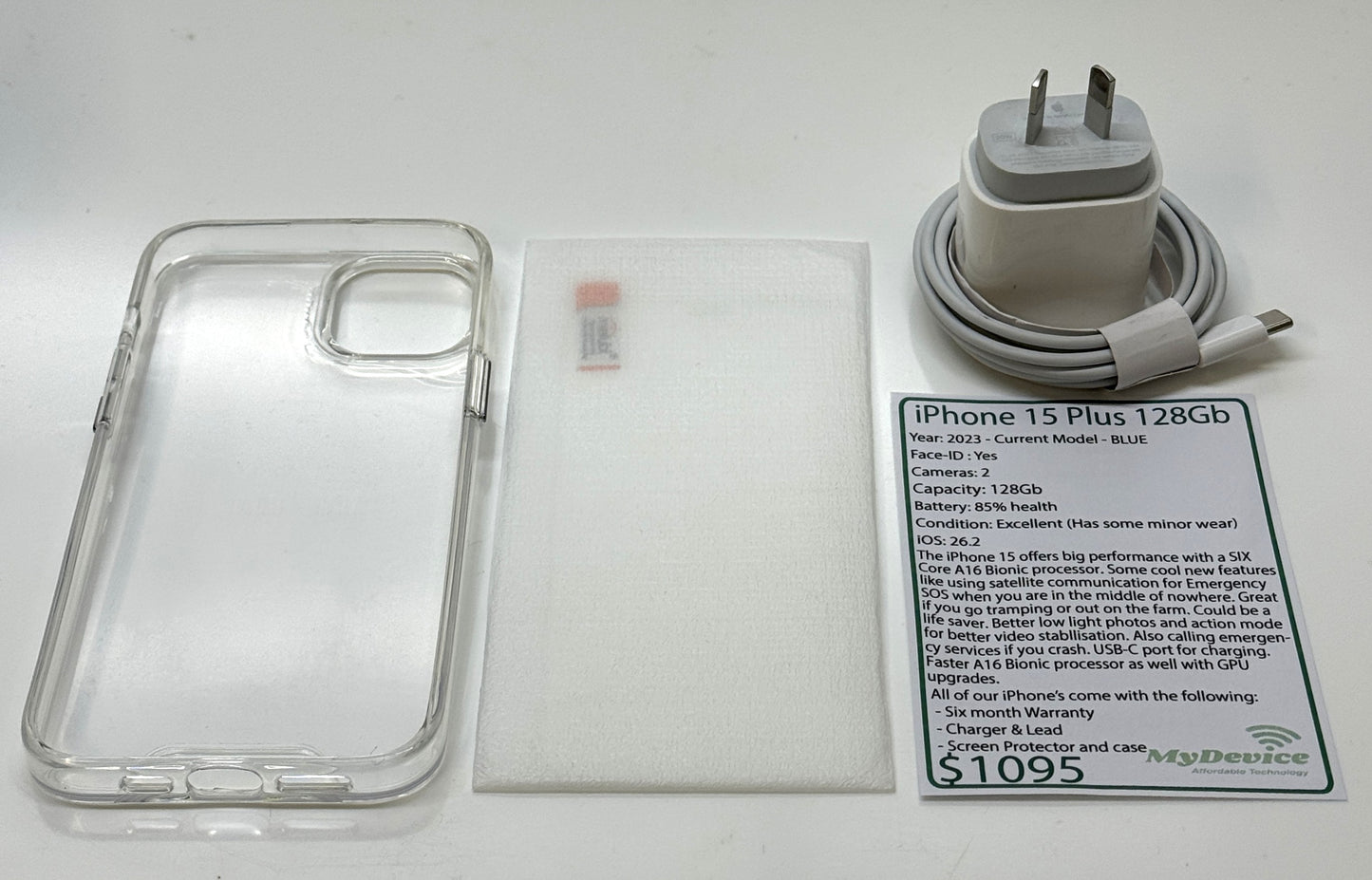 iPhone 15 PLUS 128gb  eSIM ONLY model