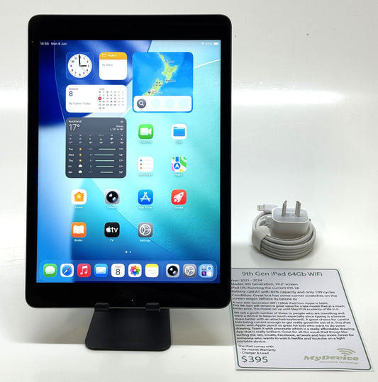 iPad 9th Gen 64gb - WiFi