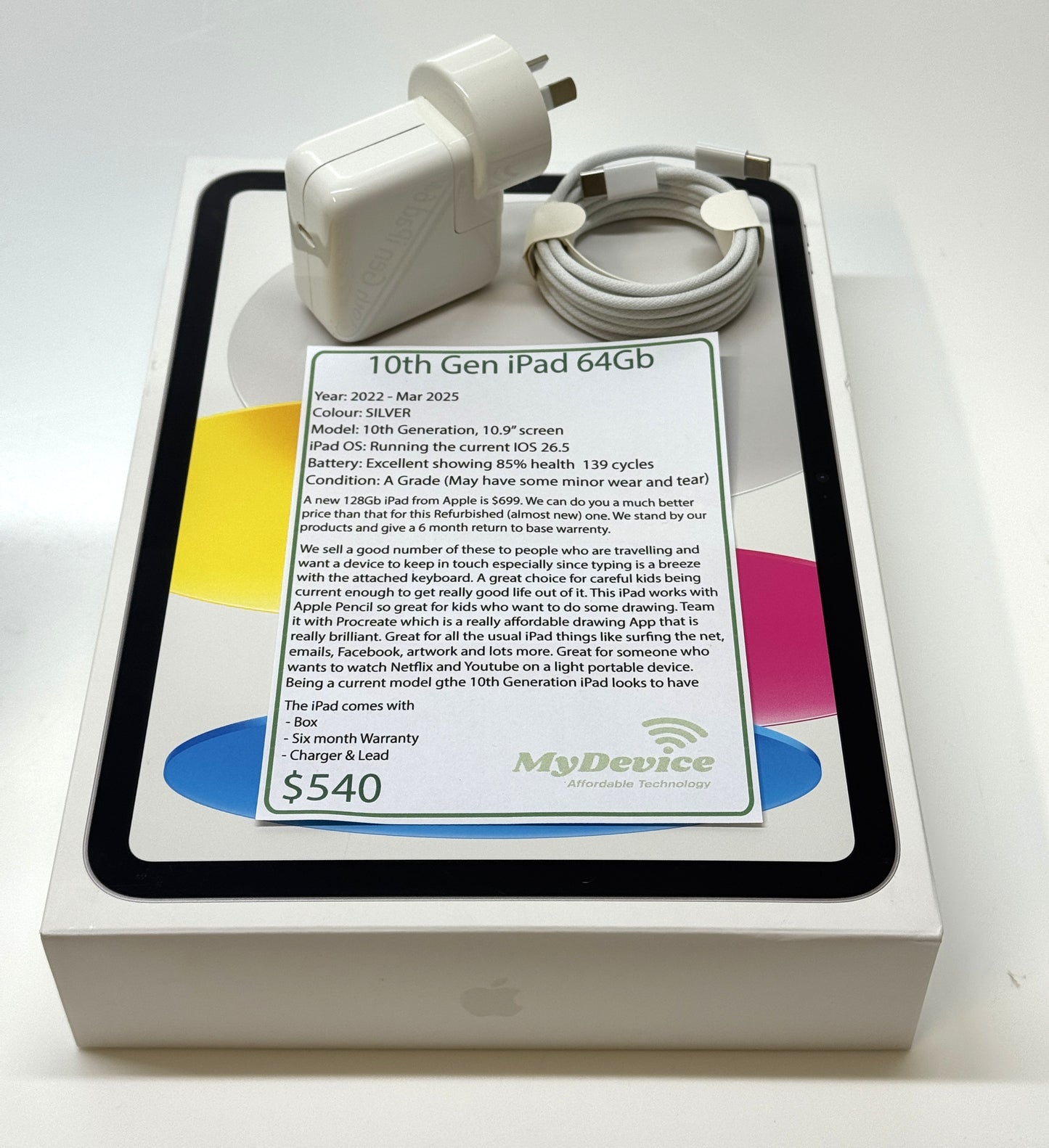 iPad 10th Gen 64gb